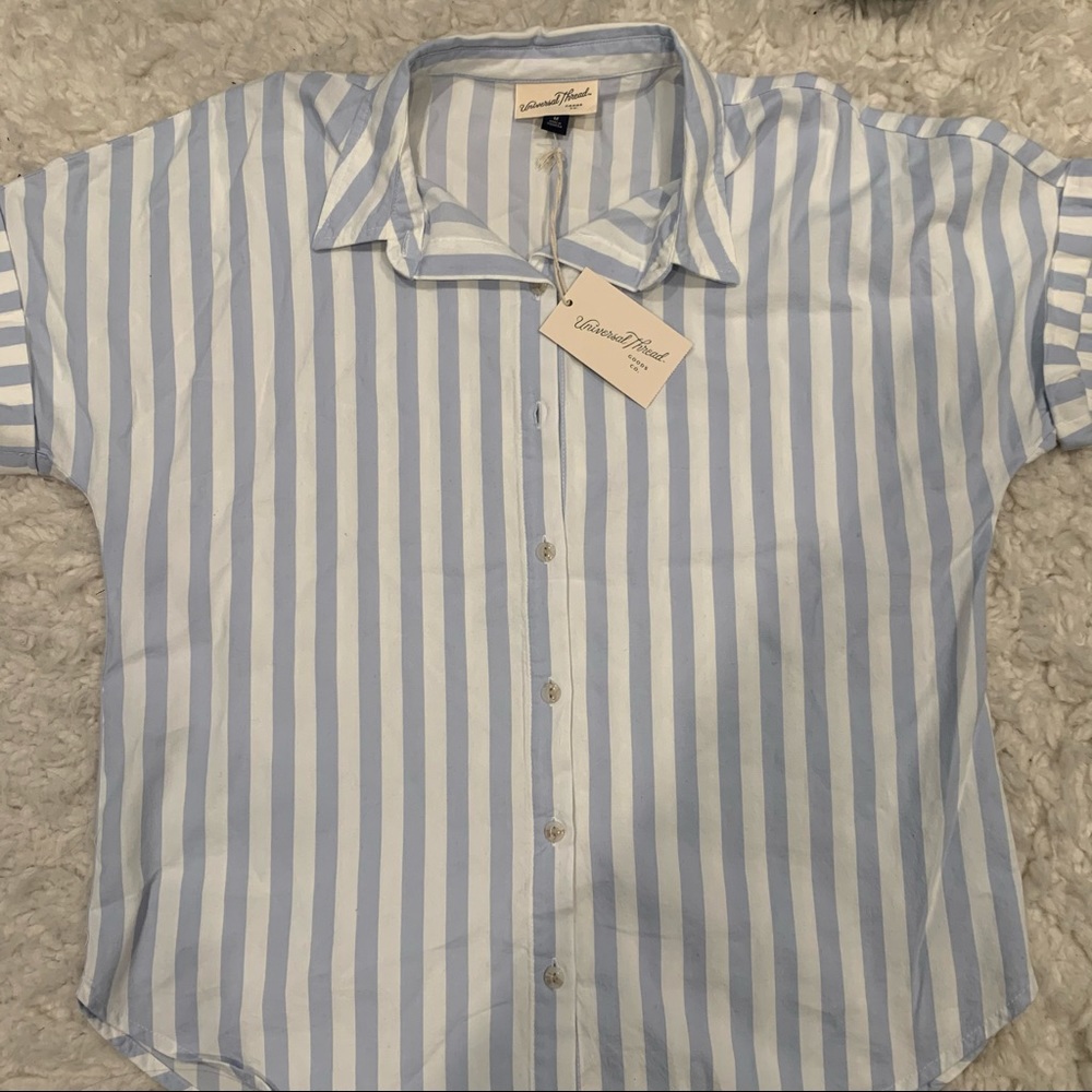 Universal Thread Striped Button Down Top ๐ค๐ - Picture 5 of 5